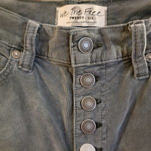We The Free Corduroy Pant morning waves NWT